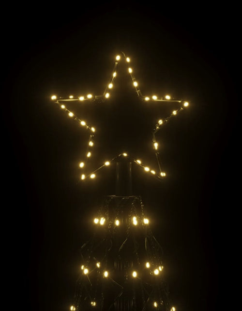 Încărcați imaginea în vizualizatorul Galerie, Brad de Crăciun conic, 1400 LED-uri, alb cald, 160x500 cm - Lando
