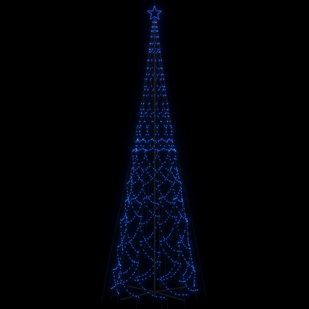 Brad de Crăciun conic, 3000 LED-uri, albastru, 230x800 cm - Lando