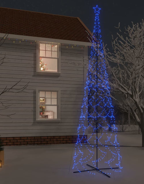 Încărcați imaginea în vizualizatorul Galerie, Brad de Crăciun conic, 3000 LED-uri, albastru, 230x800 cm - Lando
