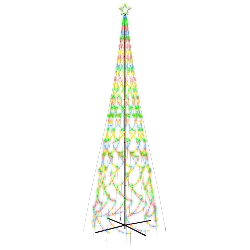 Brad de Crăciun conic, 3000 LED-uri, multicolor, 230x800 cm - Lando