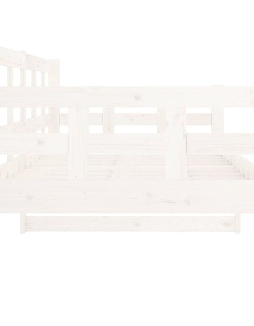 Încărcați imaginea în vizualizatorul Galerie, Pat de zi, alb, 80x200 cm, lemn masiv de pin - Lando
