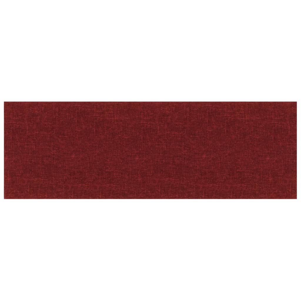 Panouri de perete 12 buc. roșu vin 90x30 cm textil 3,24 m² - Lando