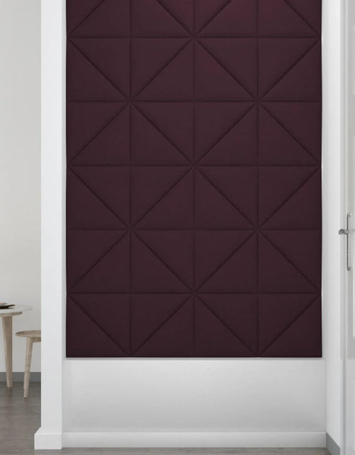 Загрузите изображение в средство просмотра галереи, Panouri de perete 12 buc. violet 30x30 cm textil 0,54 m² - Lando

