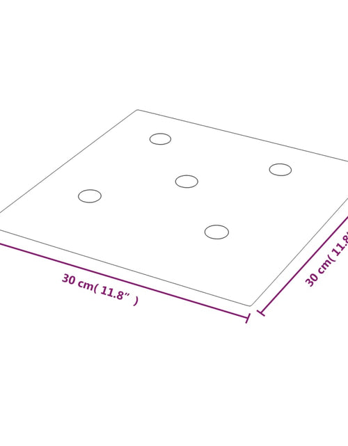 Încărcați imaginea în vizualizatorul Galerie, Panouri perete 12 buc. maro, 30x30 cm, piele ecologică 1,08 m² - Lando
