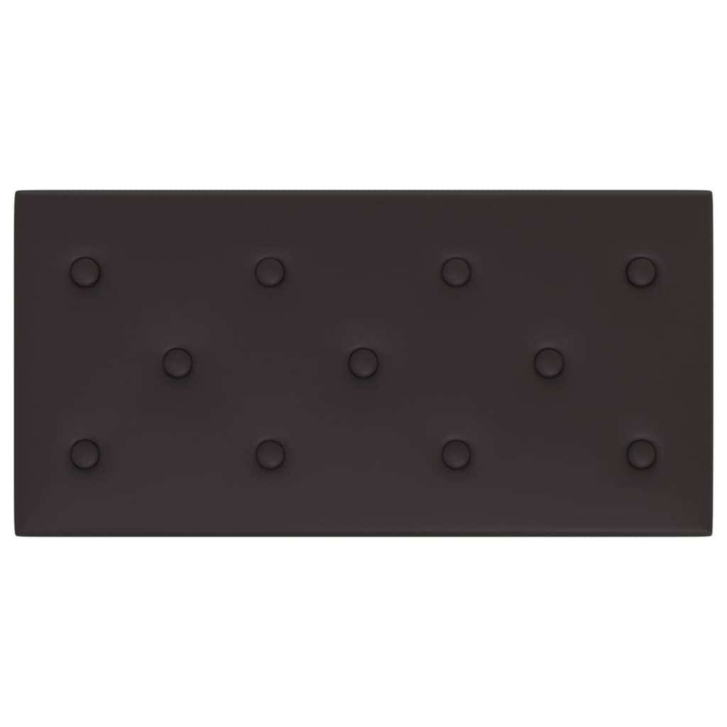 Panouri de perete 12 buc. negru, 60x30 cm, piele eco 2,16 m² - Lando