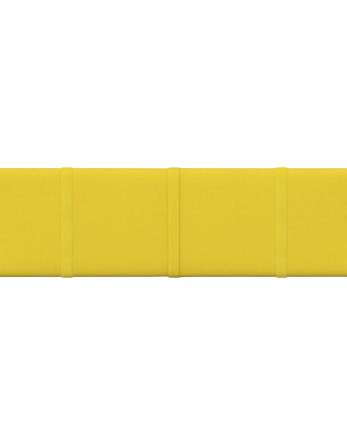 Încărcați imaginea în vizualizatorul Galerie, Panouri perete 12 buc. galben deschis 60x15 cm textil 1,08 m² - Lando

