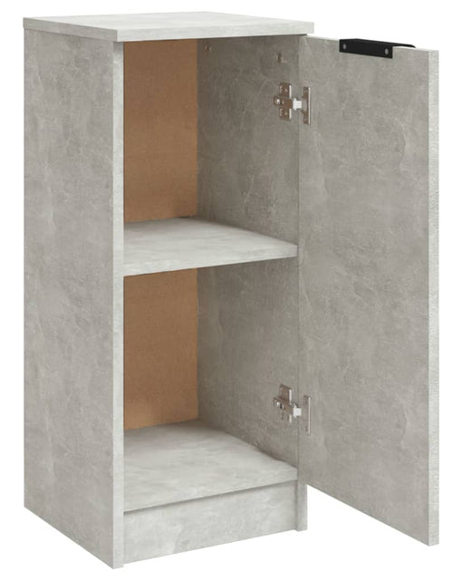 Încărcați imaginea în vizualizatorul Galerie, Servante, 2 buc., gri beton, 30x30x70 cm, lemn compozit Lando - Lando
