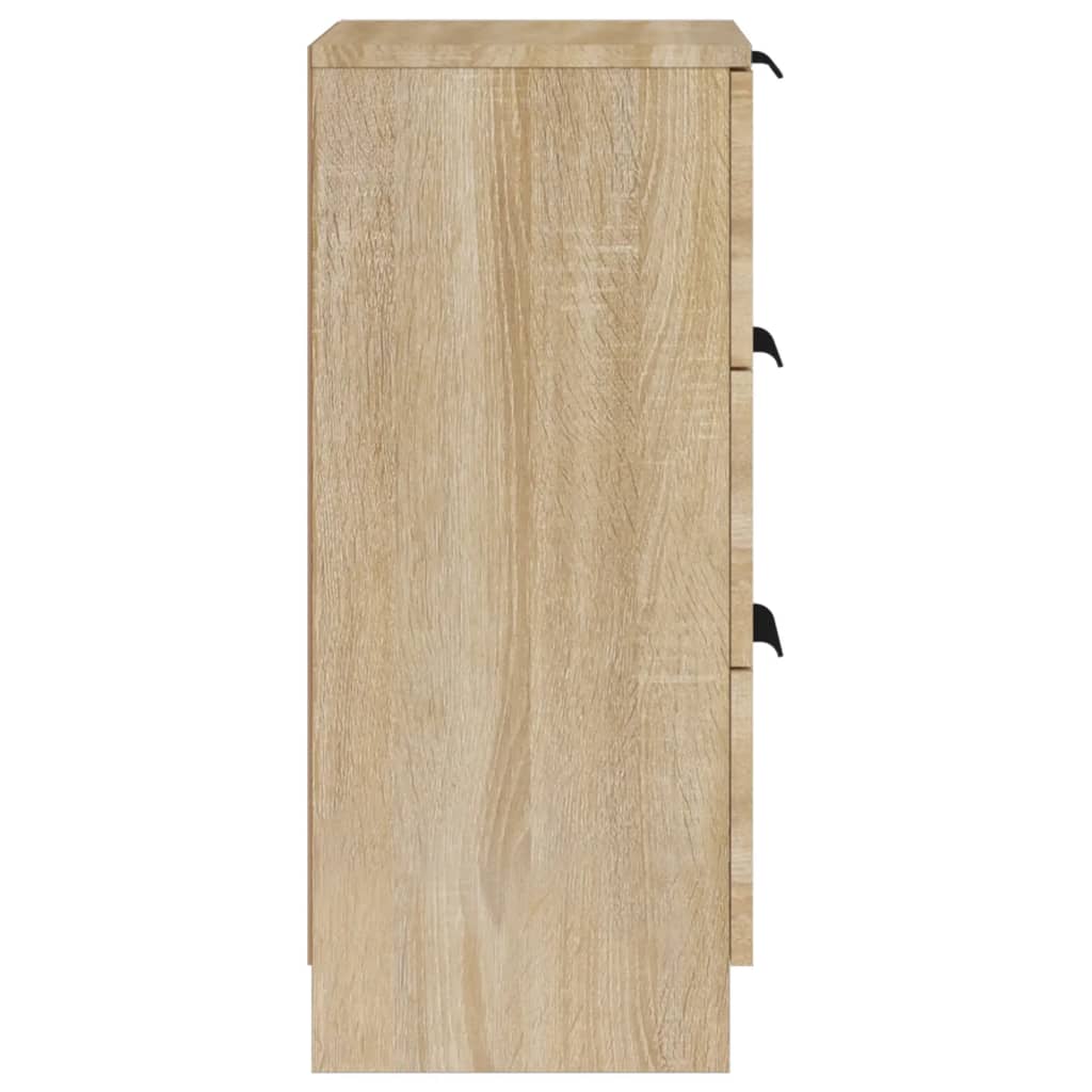 Servante, 2 buc., stejar sonoma, 30x30x70 cm, lemn prelucrat - Lando