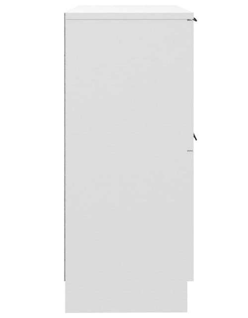 Încărcați imaginea în vizualizatorul Galerie, Servante, 2 buc., alb, 30x30x70 cm, lemn compozit Lando - Lando
