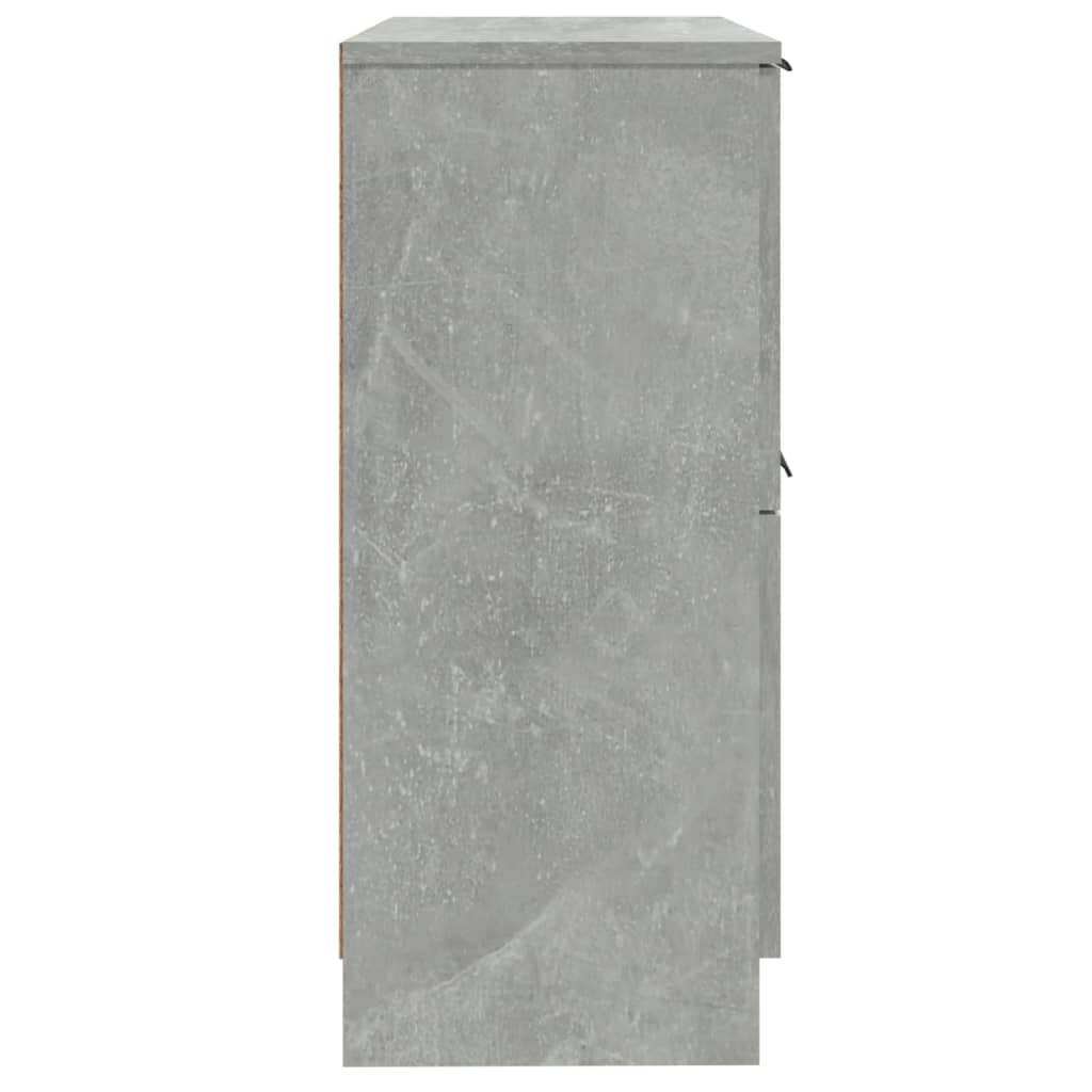 Servante, 2 buc., gri beton, 30x30x70 cm, lemn compozit Lando - Lando