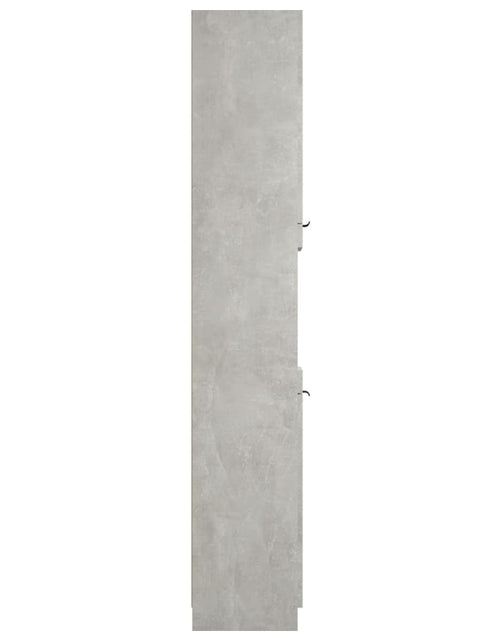 Загрузите изображение в средство просмотра галереи, Dulap de baie, gri beton, 32x34x188,5 cm, lemn compozit - Lando
