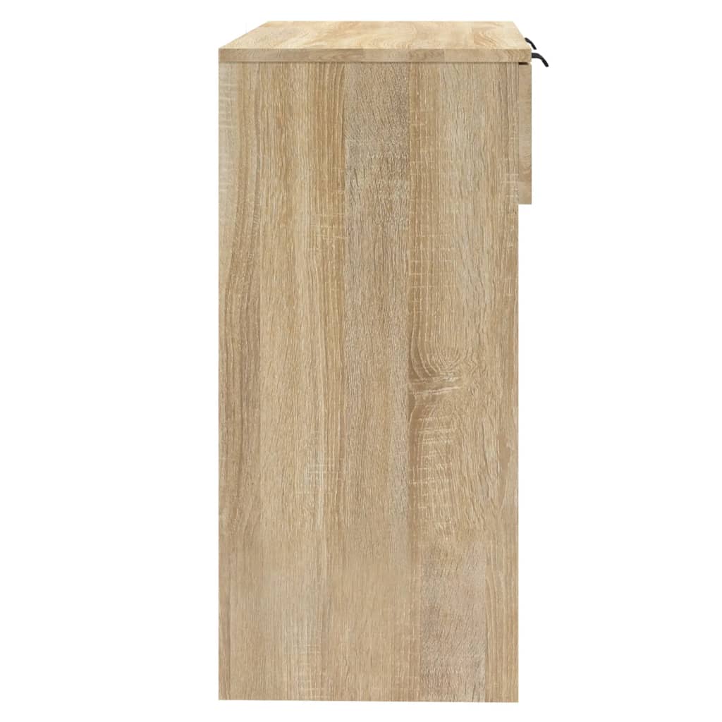 Măsuță consolă, stejar sonoma, 90x36x75 cm, lemn prelucrat Lando - Lando