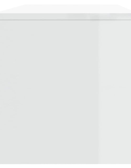 Загрузите изображение в средство просмотра галереи, Comodă TV, alb extralucios, 102x35,5x36,5 cm, lemn compozit Lando - Lando
