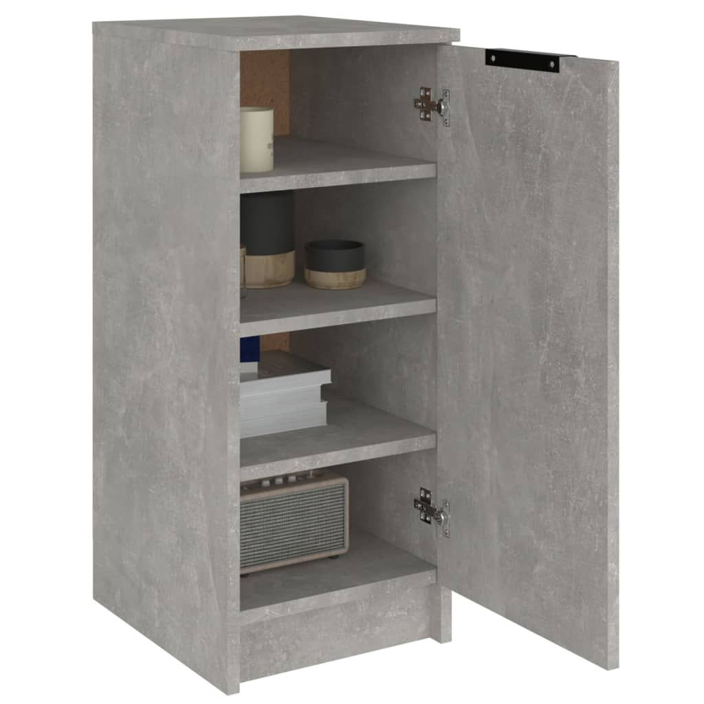 Pantofar, gri beton, 30x35x70 cm, lemn compozit Lando - Lando