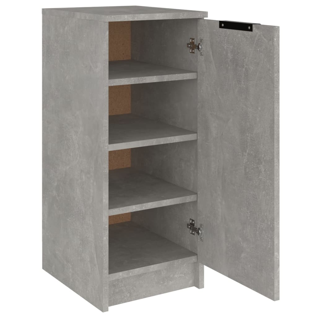 Pantofar, gri beton, 30x35x70 cm, lemn compozit Lando - Lando