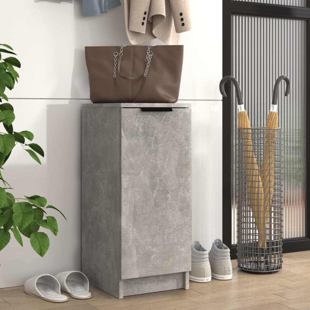 Pantofar, gri beton, 30x35x70 cm, lemn compozit Lando - Lando