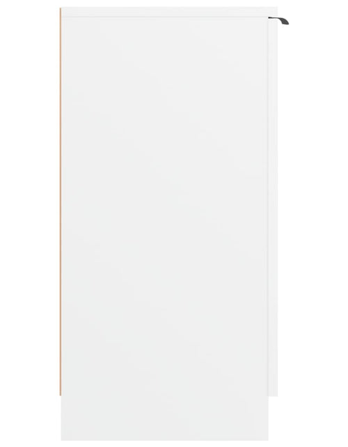 Загрузите изображение в средство просмотра галереи, Pantofar, alb, 59x35x70 cm, lemn prelucrat - Lando
