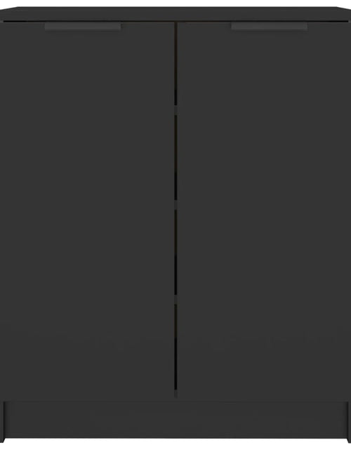 Încărcați imaginea în vizualizatorul Galerie, Pantofar, negru, 59x35x70 cm, lemn compozit - Lando
