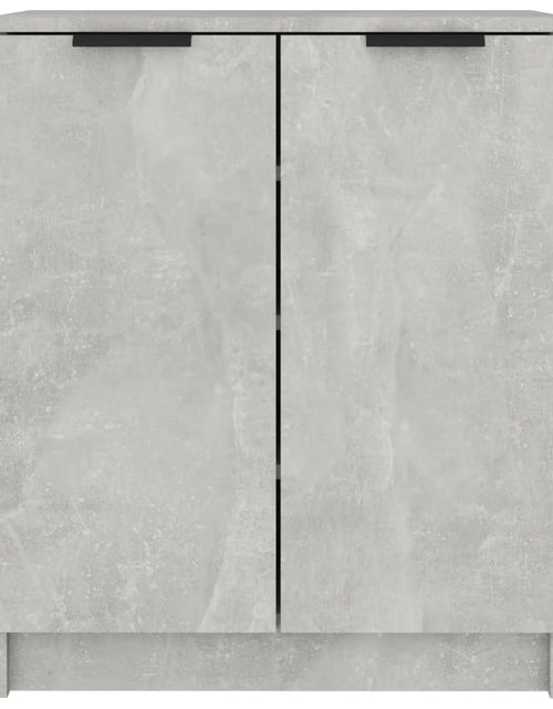 Încărcați imaginea în vizualizatorul Galerie, Pantofar, gri beton, 59x35x70 cm, lemn prelucrat Lando - Lando
