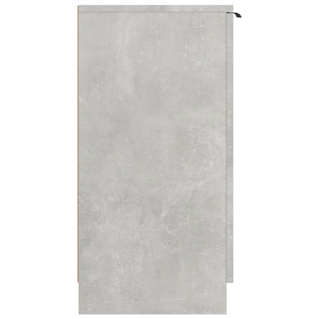 Pantofar, gri beton, 59x35x70 cm, lemn prelucrat Lando - Lando