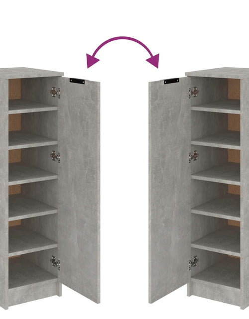 Загрузите изображение в средство просмотра галереи, Pantofar, gri beton, 30x35x100 cm, lemn compozit - Lando
