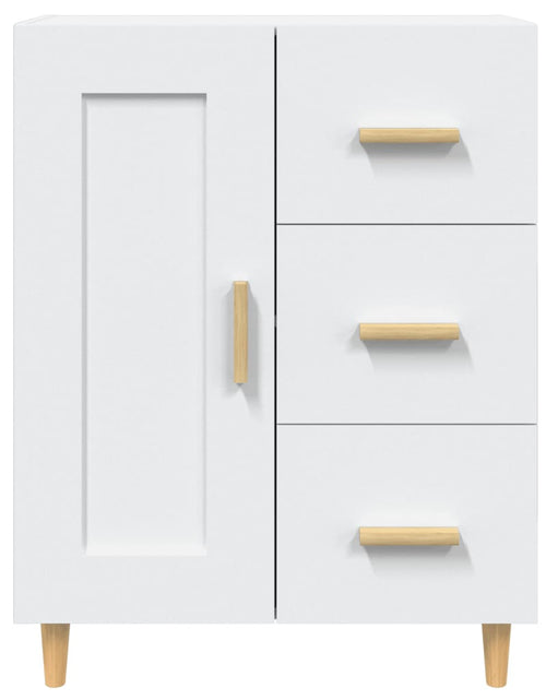 Загрузите изображение в средство просмотра галереи, Servantă, alb, 69,5x34x90 cm, lemn compozit - Lando

