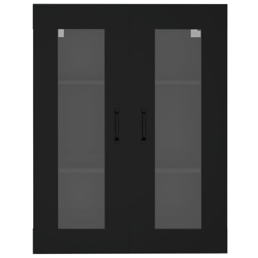 Dulap de perete suspendat, negru, 69,5x34x90 cm Lando - Lando