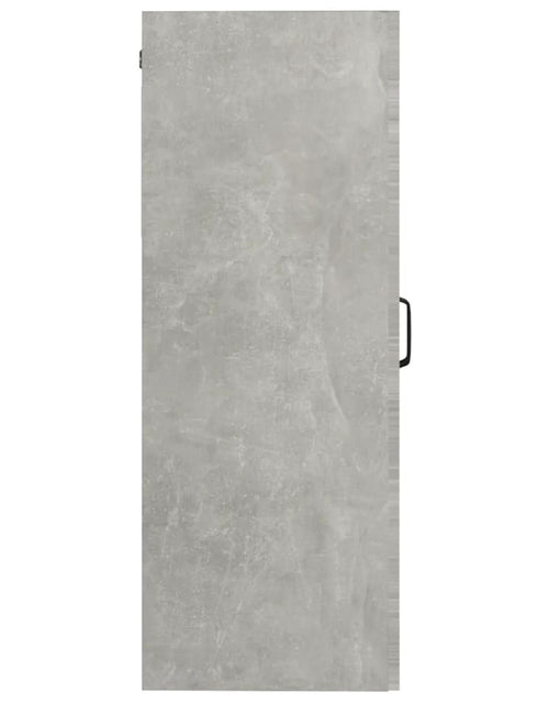 Încărcați imaginea în vizualizatorul Galerie, Dulap de perete suspendat, gri beton, 69,5x34x90 cm Lando - Lando
