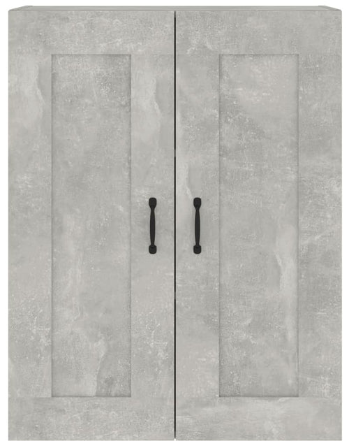Загрузите изображение в средство просмотра галереи, Dulap de perete suspendat, gri beton, 69,5x32,5x90 cm Lando - Lando
