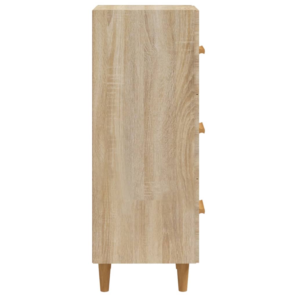 Servantă, stejar sonoma, 34,5x34x90 cm, lemn compozit - Lando