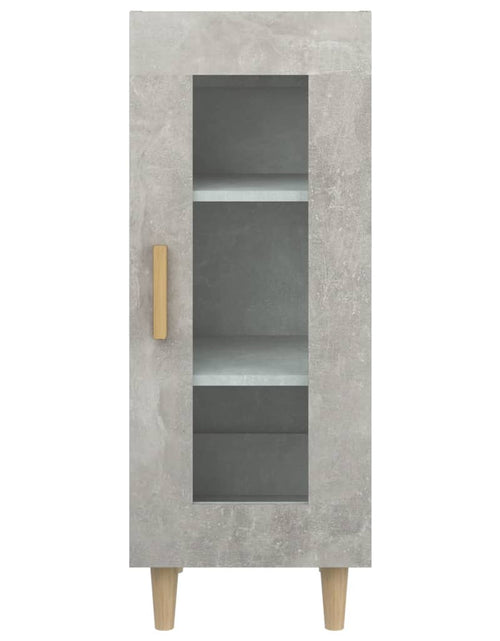 Загрузите изображение в средство просмотра галереи, Servantă, gri beton, 34,5x34x90 cm, lemn compozit - Lando
