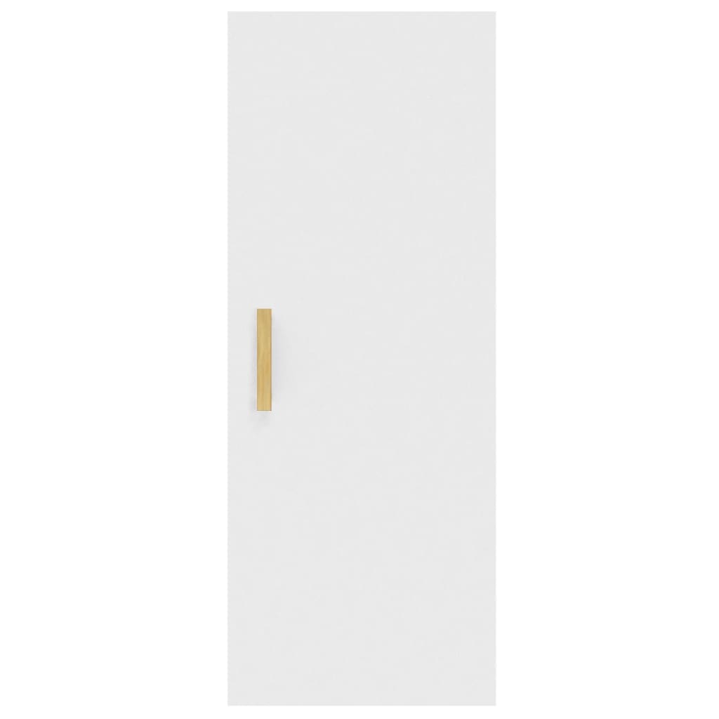 Dulap de perete, alb, 34,5x34x90 cm, lemn compozit Lando - Lando
