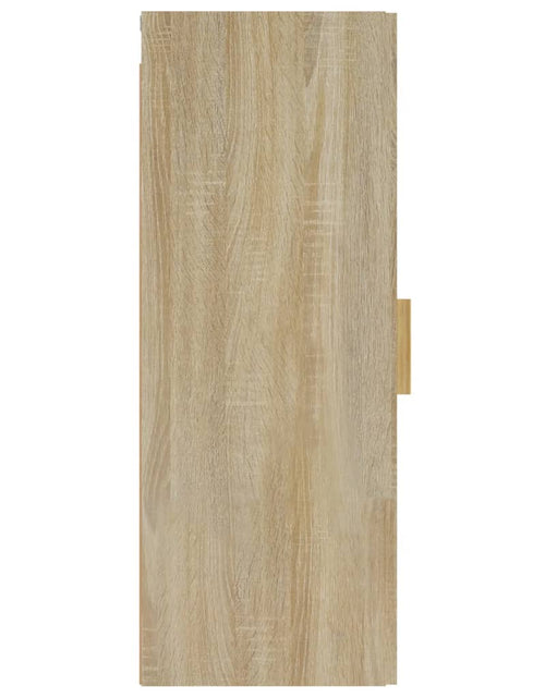 Încărcați imaginea în vizualizatorul Galerie, Dulap de perete, stejar sonoma, 34,5x34x90 cm, lemn compozit Lando - Lando
