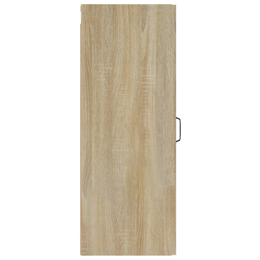 Dulap de perete suspendat, stejar sonoma, 34,5x34x90 cm, lemn Lando - Lando