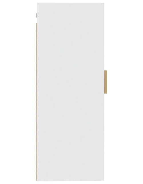 Încărcați imaginea în vizualizatorul Galerie, Dulap de perete, alb, 35x34x90 cm, lemn prelucrat Lando - Lando
