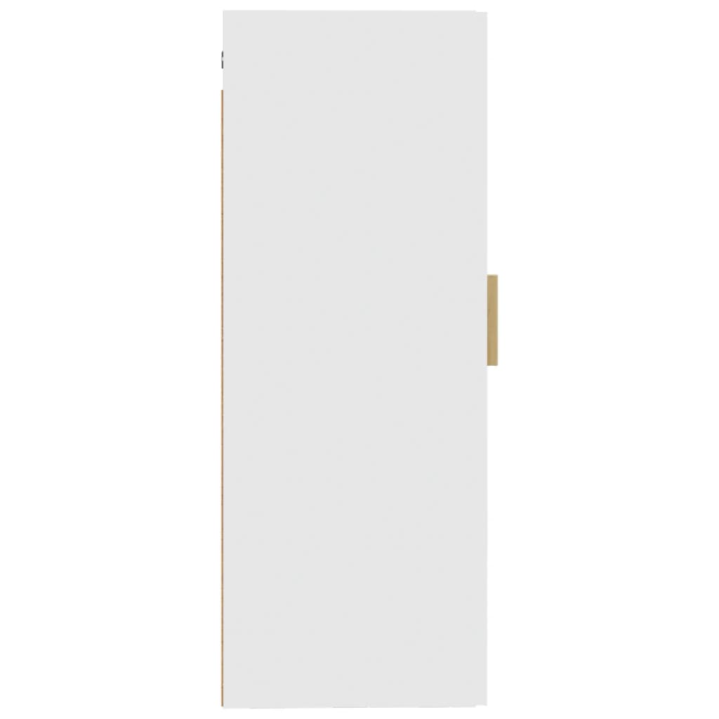 Dulap de perete, alb, 35x34x90 cm, lemn prelucrat Lando - Lando
