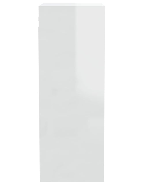 Загрузите изображение в средство просмотра галереи, Dulap de perete, alb extralucios, 34,5x32,5x90cm, lemn compozit Lando - Lando
