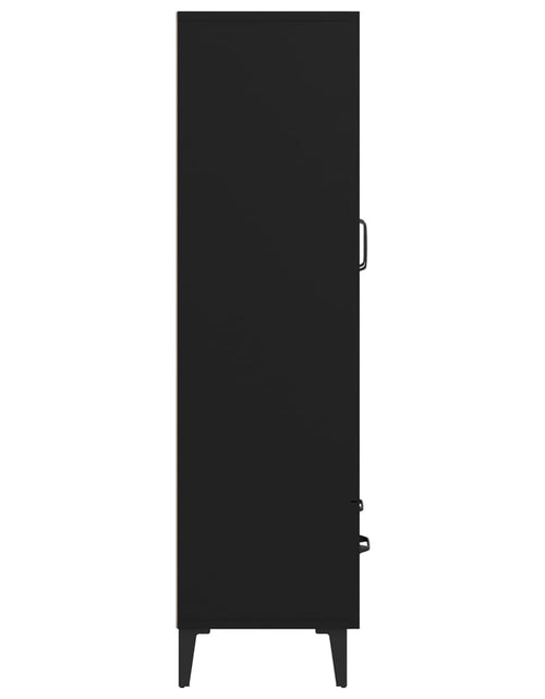 Încărcați imaginea în vizualizatorul Galerie, Dulap înalt, negru, 70x31x115 cm, lemn compozit - Lando
