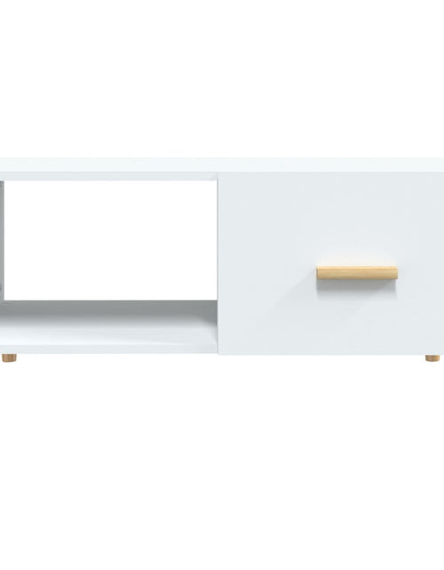 Încărcați imaginea în vizualizatorul Galerie, Măsuță de cafea, alb, 89,5x50x40 cm, lemn prelucrat - Lando
