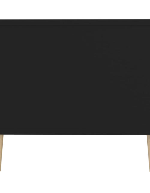 Încărcați imaginea în vizualizatorul Galerie, Măsuță de cafea, negru, 102x50x40 cm, lemn compozit - Lando
