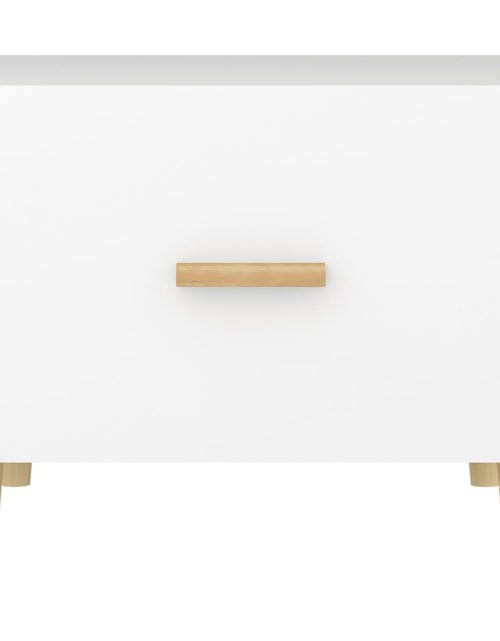 Încărcați imaginea în vizualizatorul Galerie, Măsuță de cafea, alb, 50x50x40 cm, lemn compozit Lando - Lando
