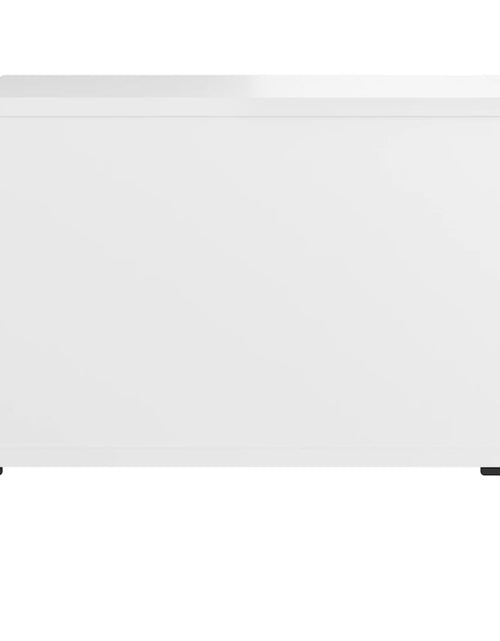 Загрузите изображение в средство просмотра галереи, Măsuțe de cafea cu picioare metalice, 2 buc., alb, 50x50x40 cm Lando - Lando
