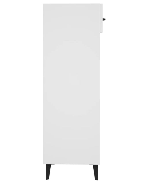 Încărcați imaginea în vizualizatorul Galerie, Pantofar, alb, 30x35x105 cm, lemn compozit - Lando

