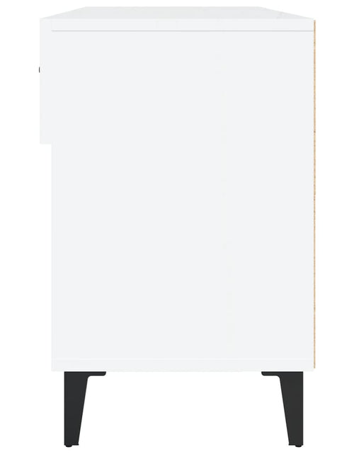 Загрузите изображение в средство просмотра галереи, Pantofar, alb extralucios, 102x35x55 cm, lemn compozit - Lando
