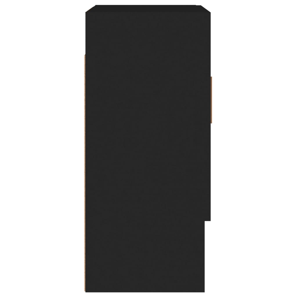 Dulap de perete, negru, 60x31x70 cm, lemn compozit - Lando