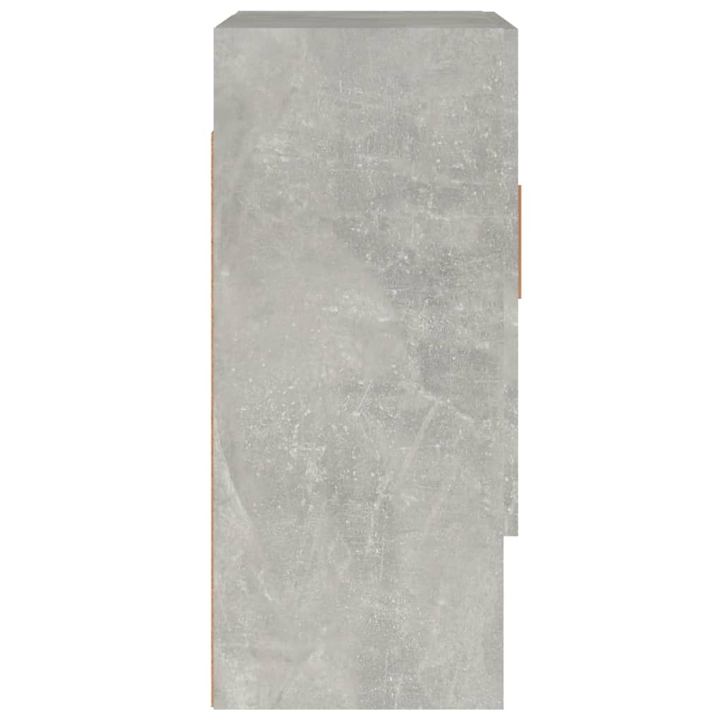 Dulap de perete, gri beton, 60x31x70 cm, lemn compozit - Lando