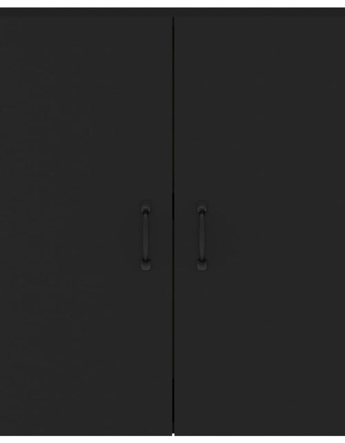 Încărcați imaginea în vizualizatorul Galerie, Dulap de perete, negru, 60x31x60 cm, lemn prelucrat - Lando
