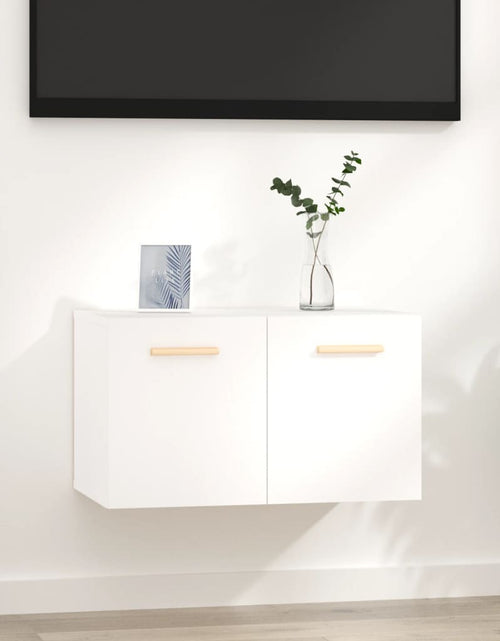 Încărcați imaginea în vizualizatorul Galerie, Dulap de perete, alb, 60x36,5x35 cm, lemn prelucrat - Lando
