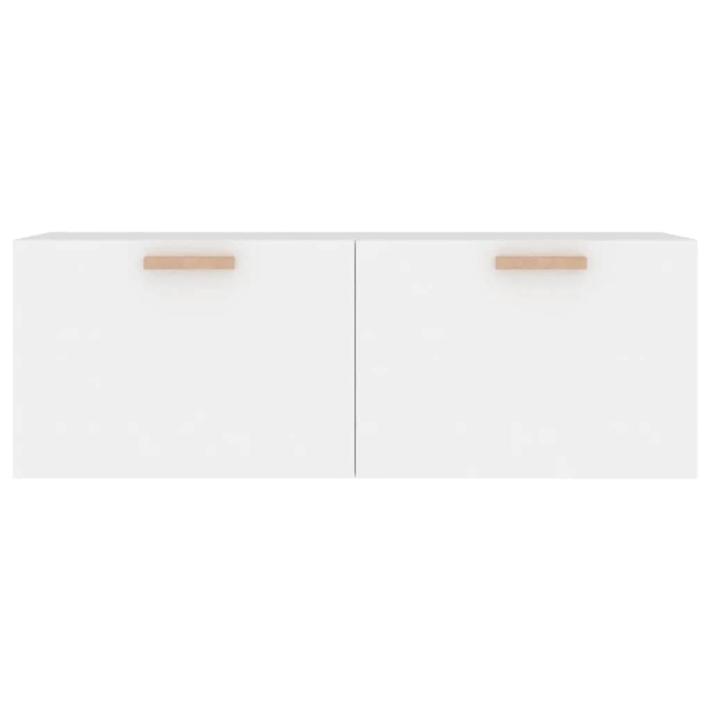 Dulap de perete, alb, 100x36,5x35 cm, lemn prelucrat - Lando