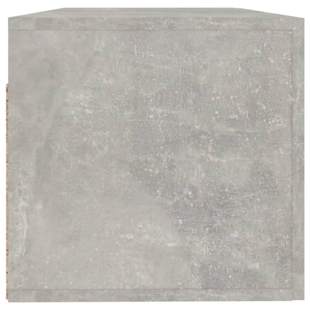 Dulap de perete, gri beton, 100x36,5x35 cm, lemn prelucrat - Lando